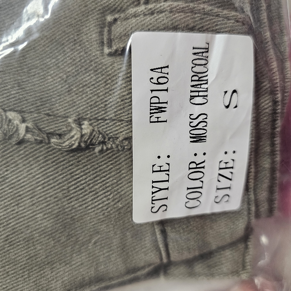 Moss Charcoal Pants - Size S